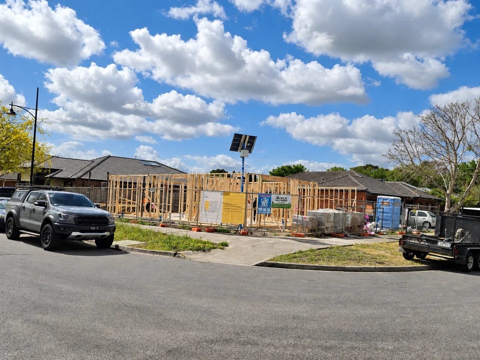 Where possibility begins — construction photograph from the supplied Stunning Build collection
